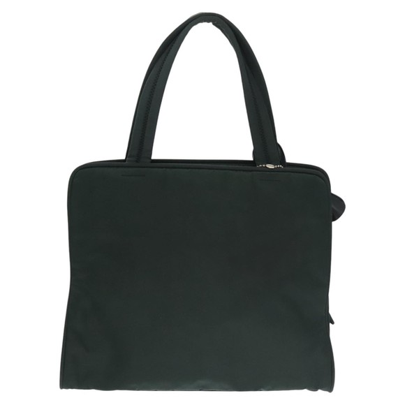 PRADA Hand Bag Nylon Green Silver Auth 101284 - Picture 3 of 16